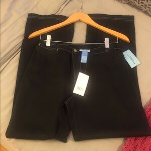 SOblue Sigrid Olsen Classic Straight Black Pants - New w/Tags Attached Size 4
